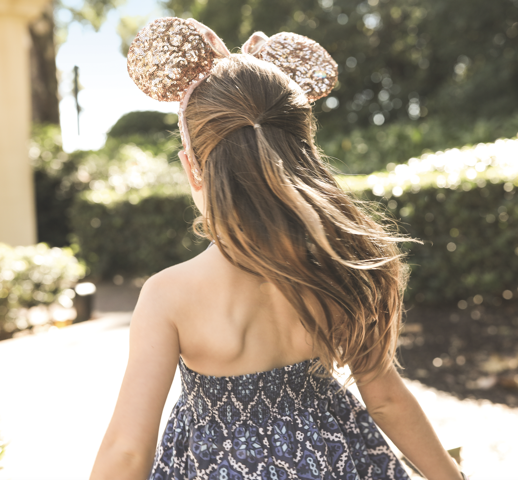 Girl at Disney World